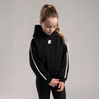 Bonini Girls REVIVE Black Oversized Hoody