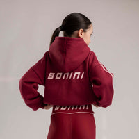 Bonini Girls REVIVE Burgundy Oversized Hoody