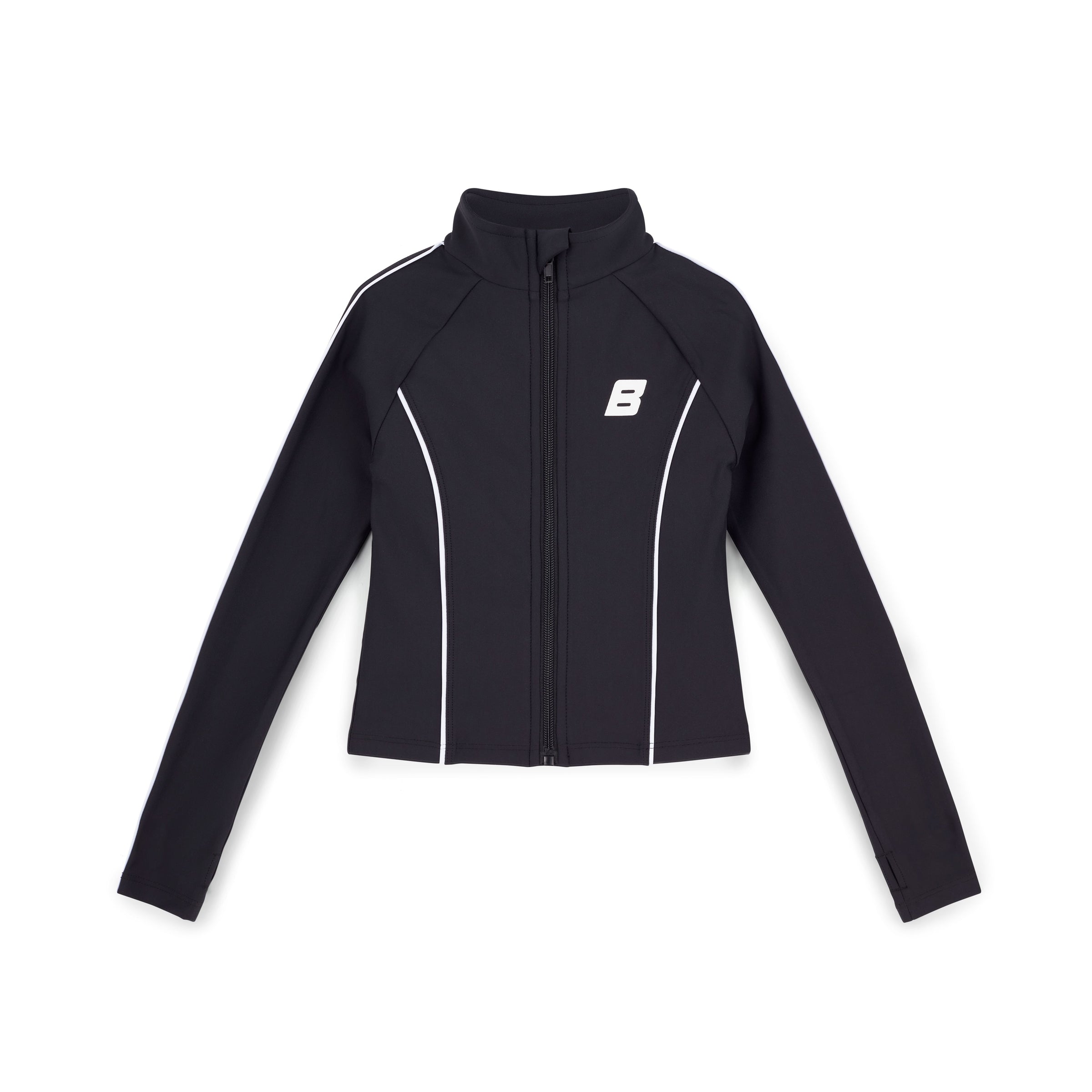Bonini Girls REVIVE Black Sport Zipper Jacket