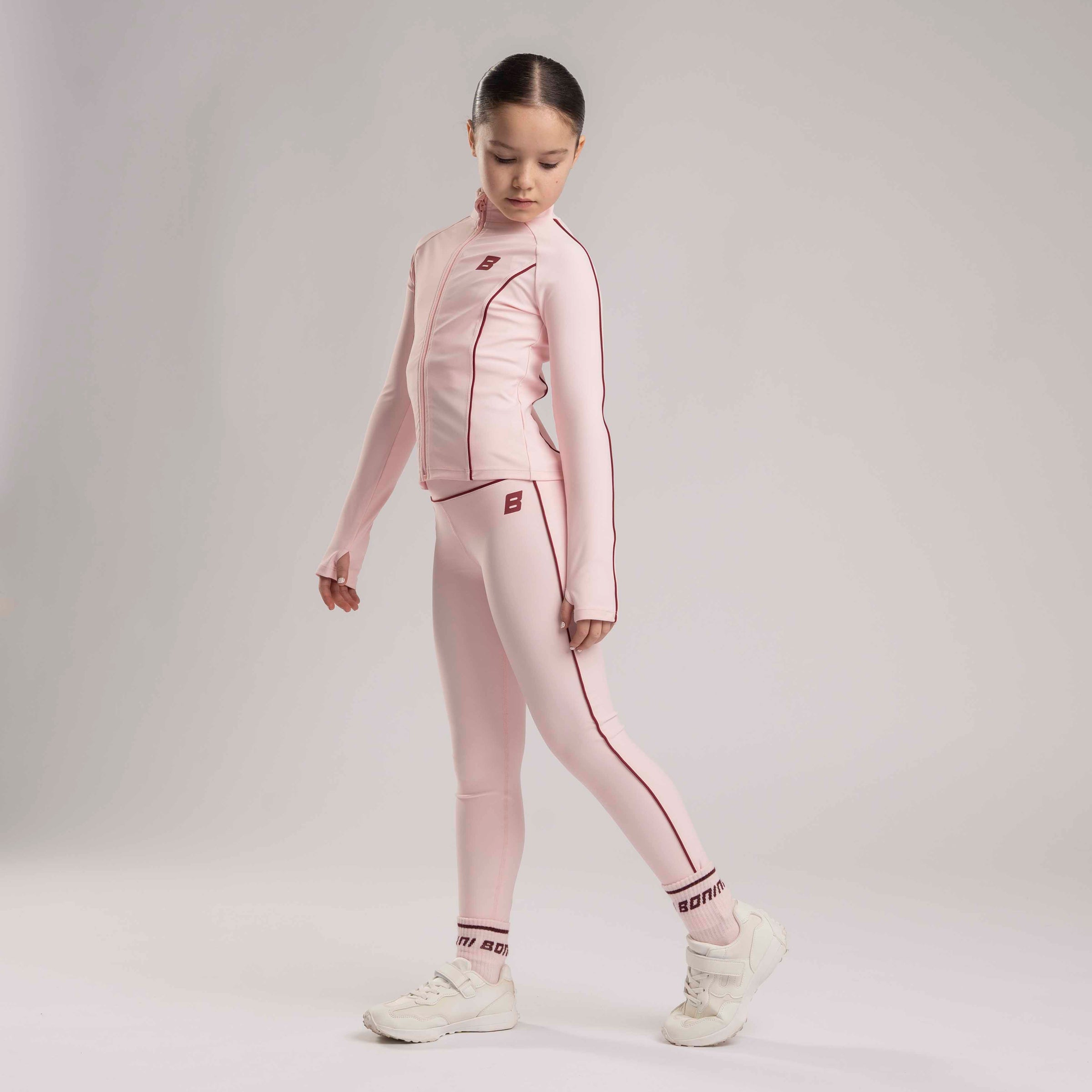 Bonini Girls REVIVE Pink Sport Zipper Jacket