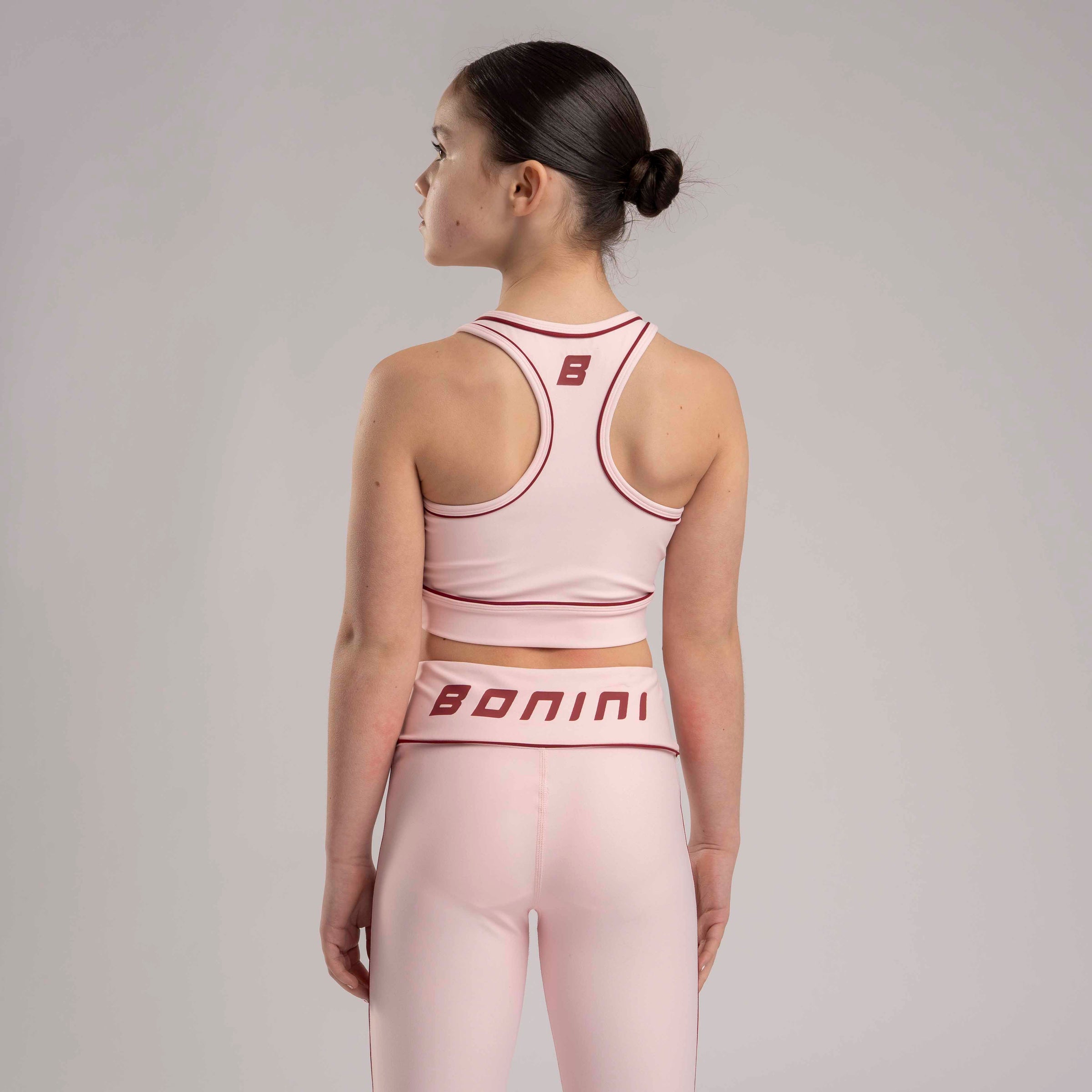 Bonini Girls REVIVE Pink Sport Crop Top
