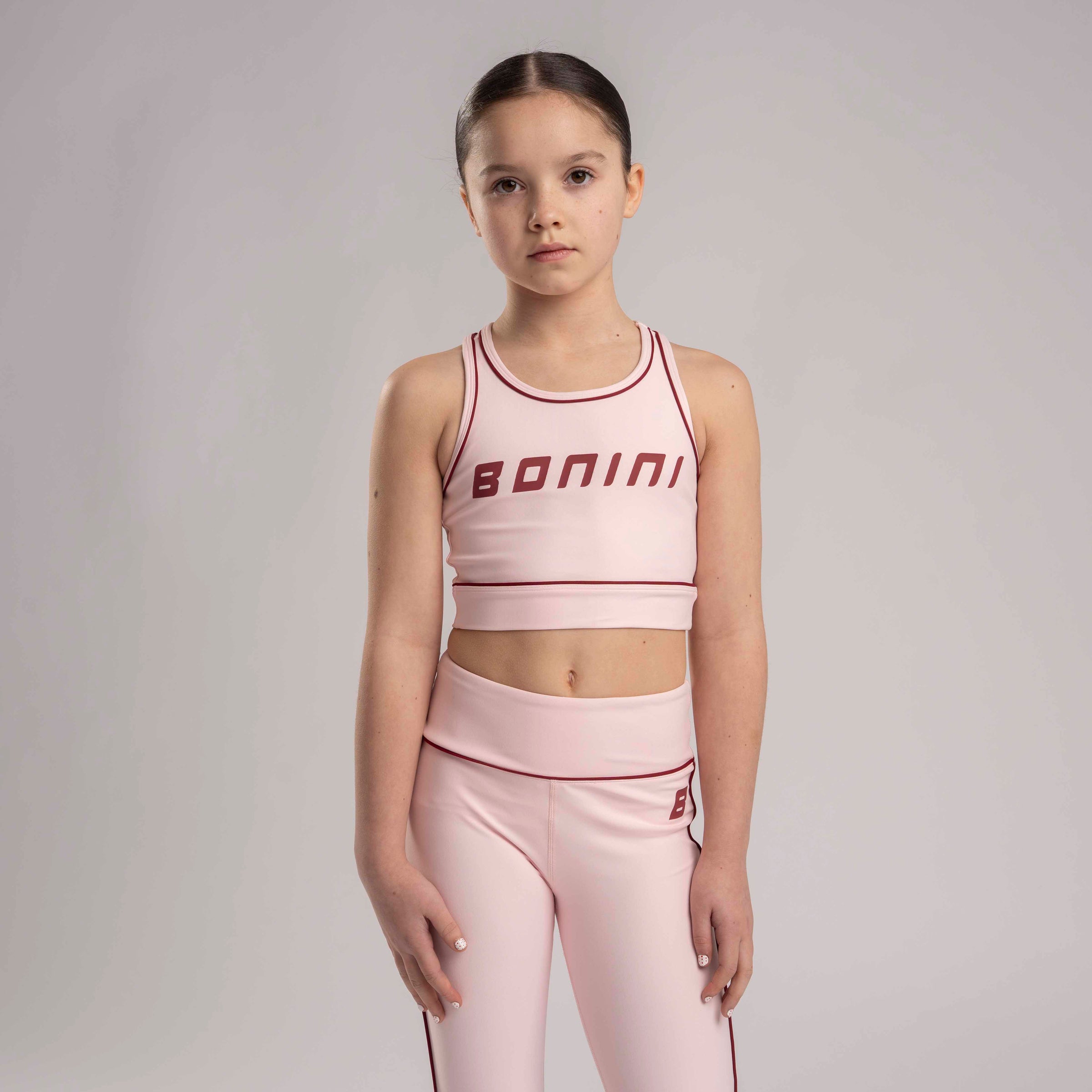 Bonini Girls REVIVE Pink Sport Crop Top