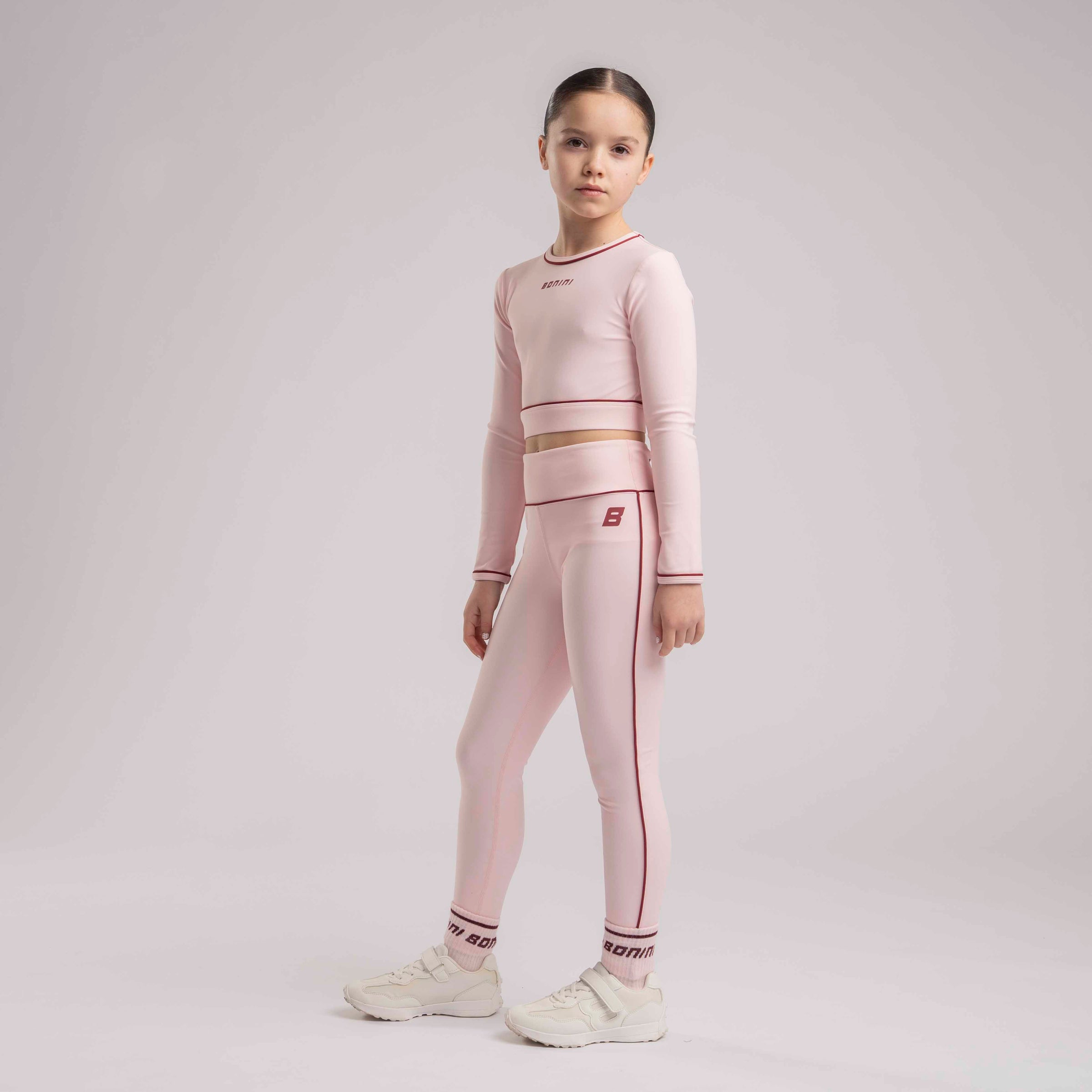 Bonini Girls REVIVE Pink Sport Leggings