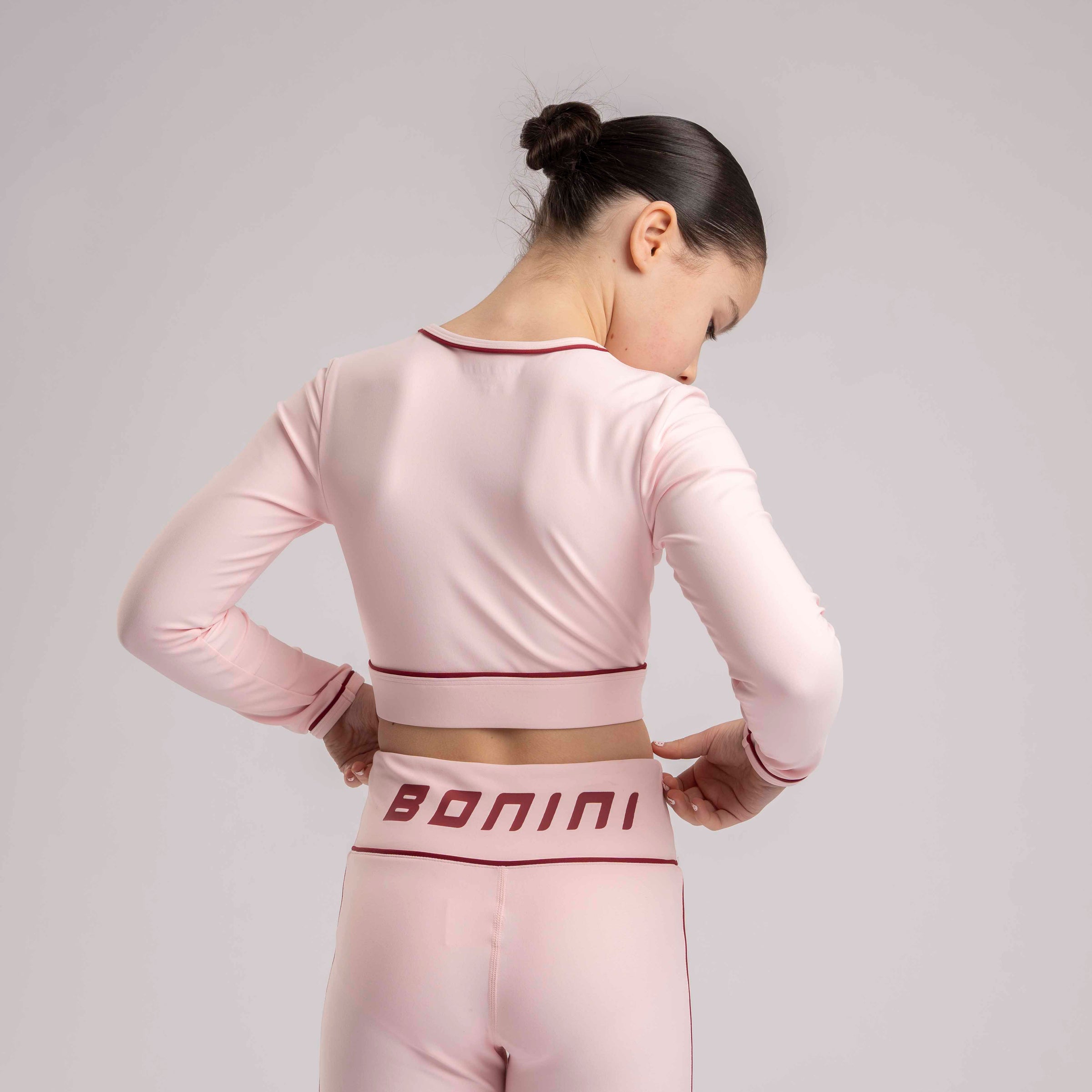 Bonini Girls REVIVE Pink Long Sleeve Sport Top