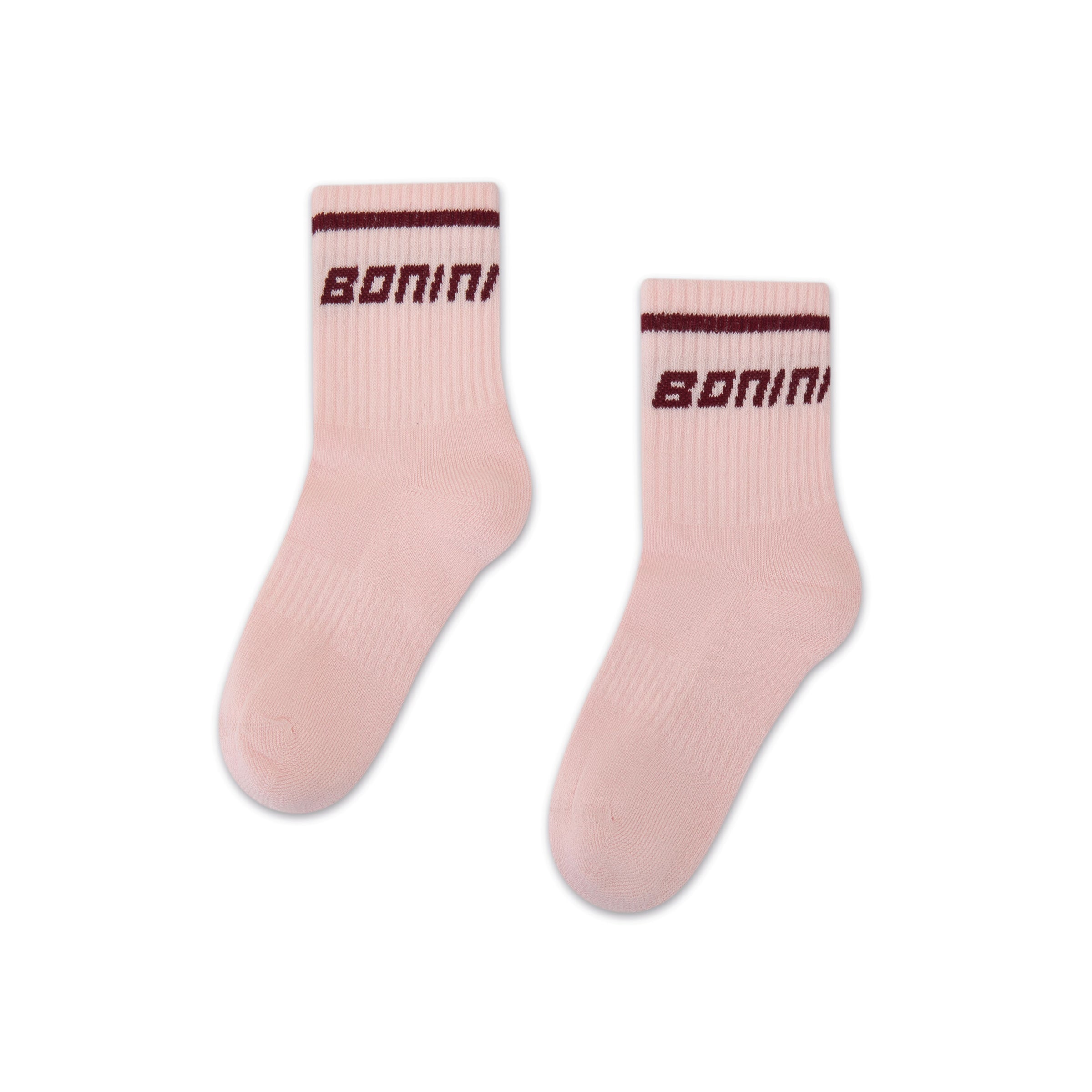 Bonini Girls REVIVE Pink & Burgundy Sports Socks