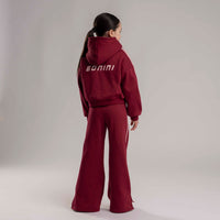 Bonini Girls REVIVE Burgundy Wide Leg Joggers
