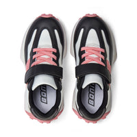 AW25 Bonini RUN Black Pink & White Sport Trainers