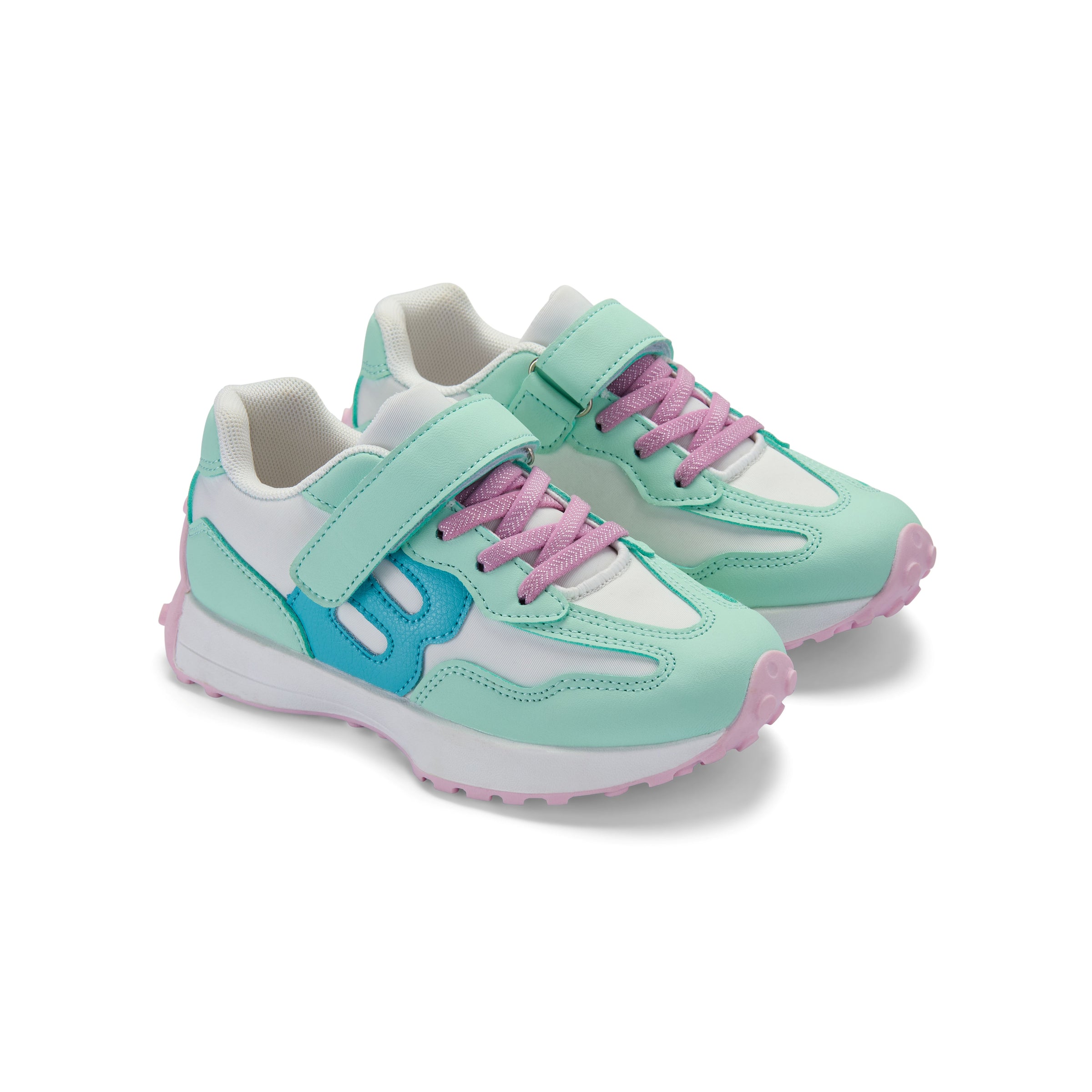 PREORDER SS26 Bonini RUN Green Multicoloured Logo Trainers