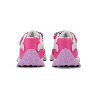 SS26 Bonini RUN Pink Multicoloured Logo Trainers