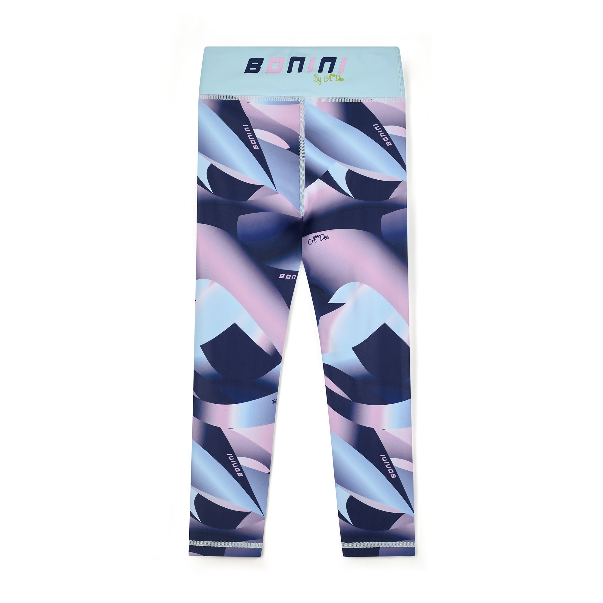 AW25 Bonini SPRINT Blue Printed Sport Leggings