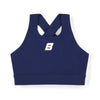 AW25 Bonini ASPIRE Navy & White Logo Crop Sport Top