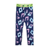 AW25 Bonini INSPIRE Navy Blue Tape Logo Leggings