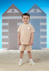 Mitch & Son TERRY Sand Logo Terry Towelling Short Set