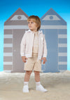 SS24 Mitch & Son TIMMY Sand Gingham Hooded Jacket