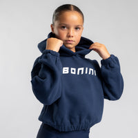 AW25 Bonini ASPIRE Navy Logo Hoody