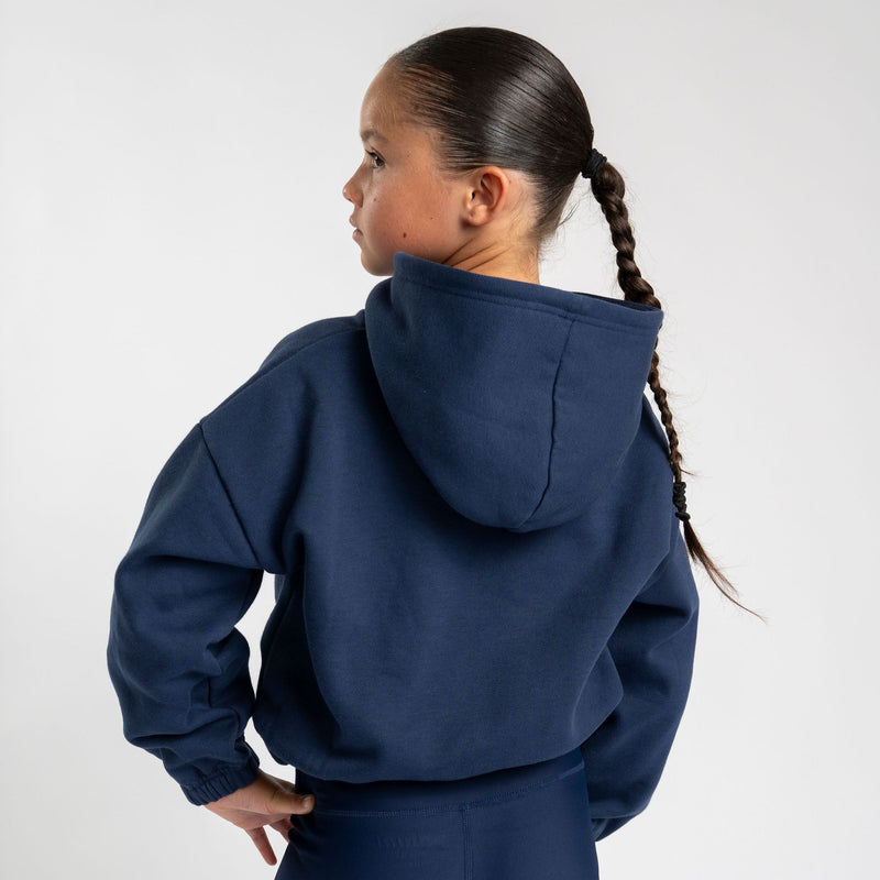 AW25 Bonini ASPIRE Navy Logo Hoody