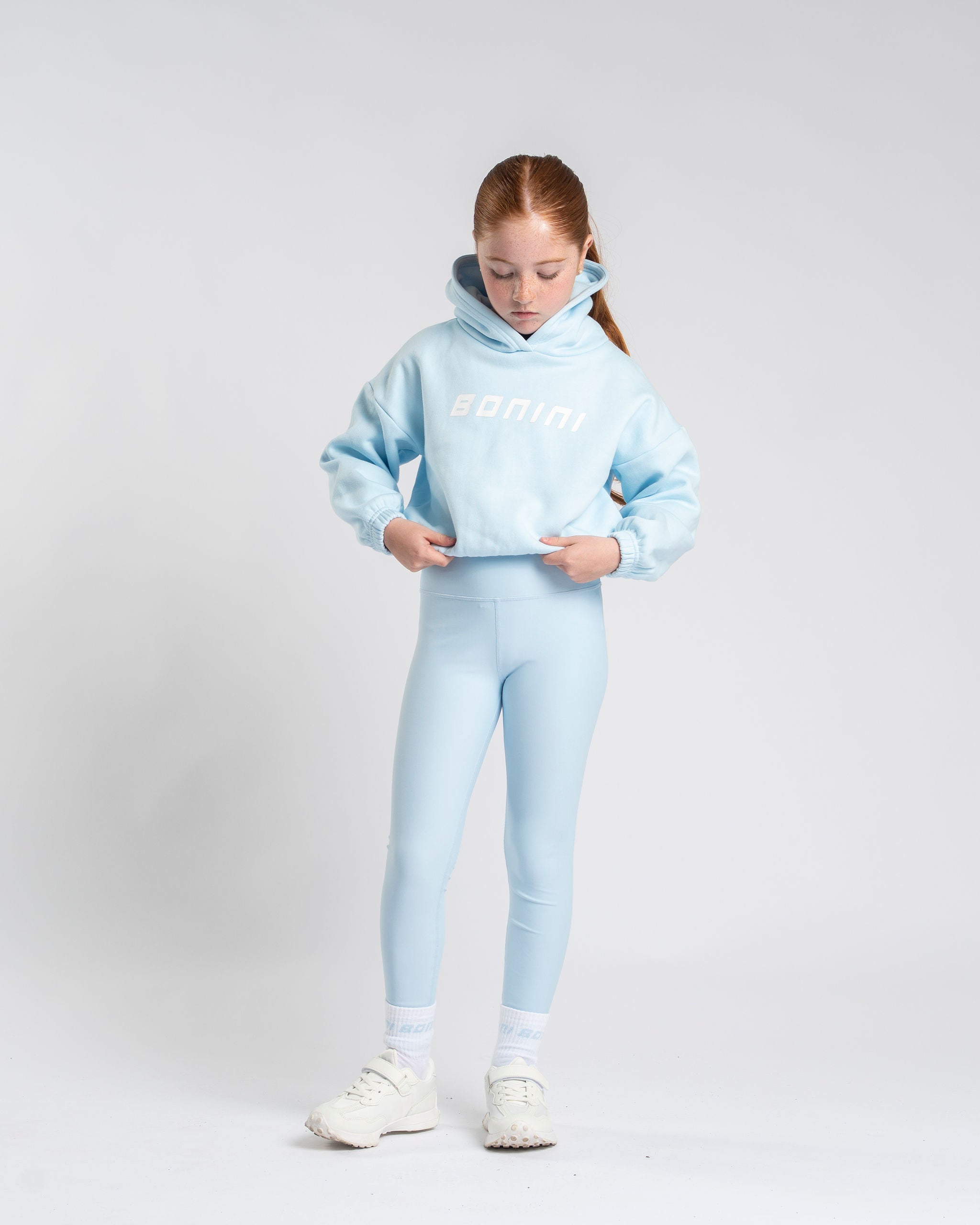 AW25 Bonini ASPIRE Blue Logo Hoody