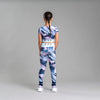 AW25 Bonini SPRINT Blue Printed Sport Leggings