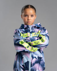 AW25 Bonini FUTURE Blue Purple & Green Tape Logo Jacket