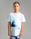 AW25 Bonini DYNAMIC Blue Oversized Logo T-Shirt