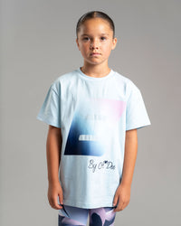 AW25 Bonini DYNAMIC Blue Oversized Logo T-Shirt