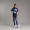 AW25 Bonini DYNAMIC Navy Blue Oversized Logo T-Shirt