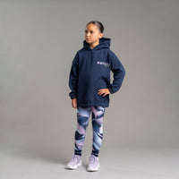 AW25 Bonini SPARKLE Navy Blue Oversized Logo Hoody