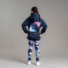 AW25 Bonini SPARKLE Navy Blue Oversized Logo Hoody
