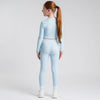 AW25 Bonini ASPIRE Blue Long Sleeve Sport Top