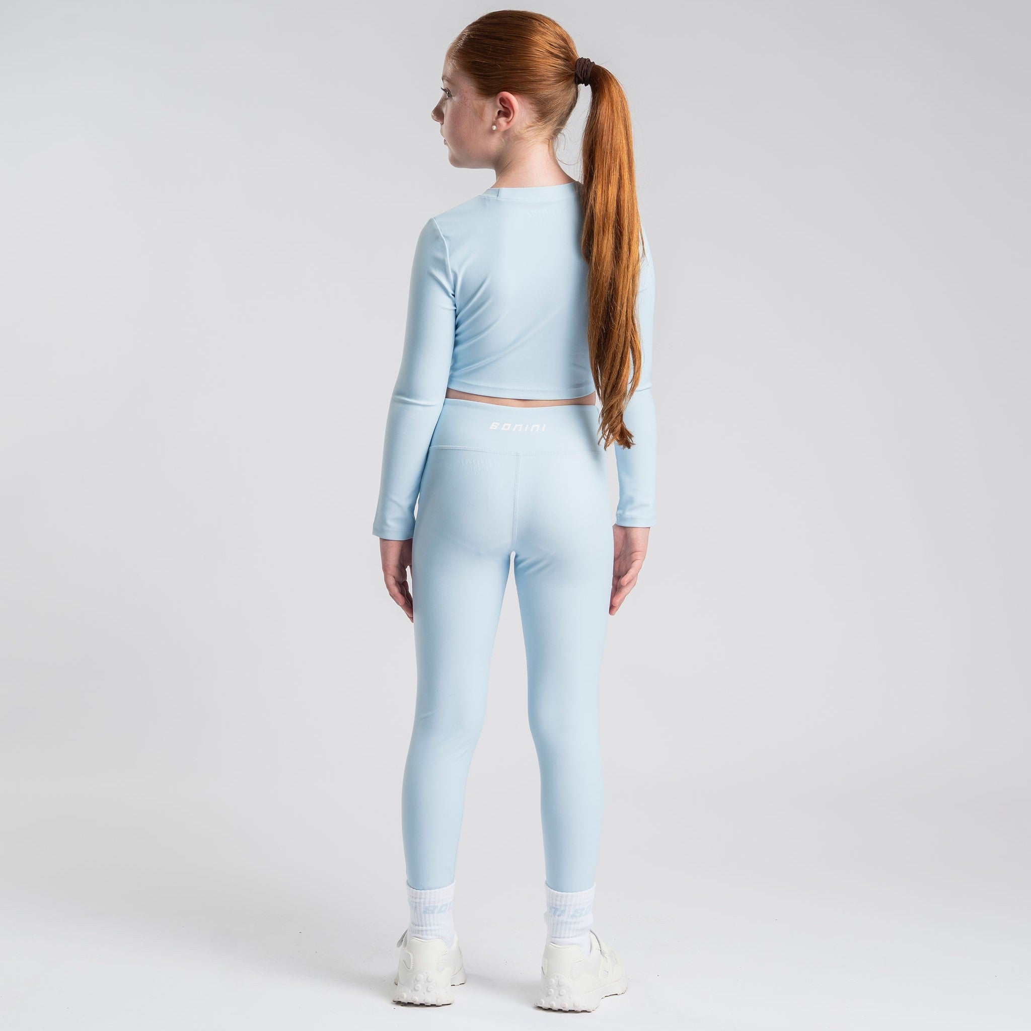 AW25 Bonini ASPIRE Blue Long Sleeve Sport Top