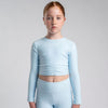 AW25 Bonini ASPIRE Blue Long Sleeve Sport Top