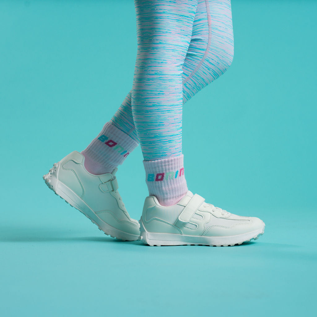 PREORDER SS26 Bonini TWIRL Pink Multicoloured Logo Socks