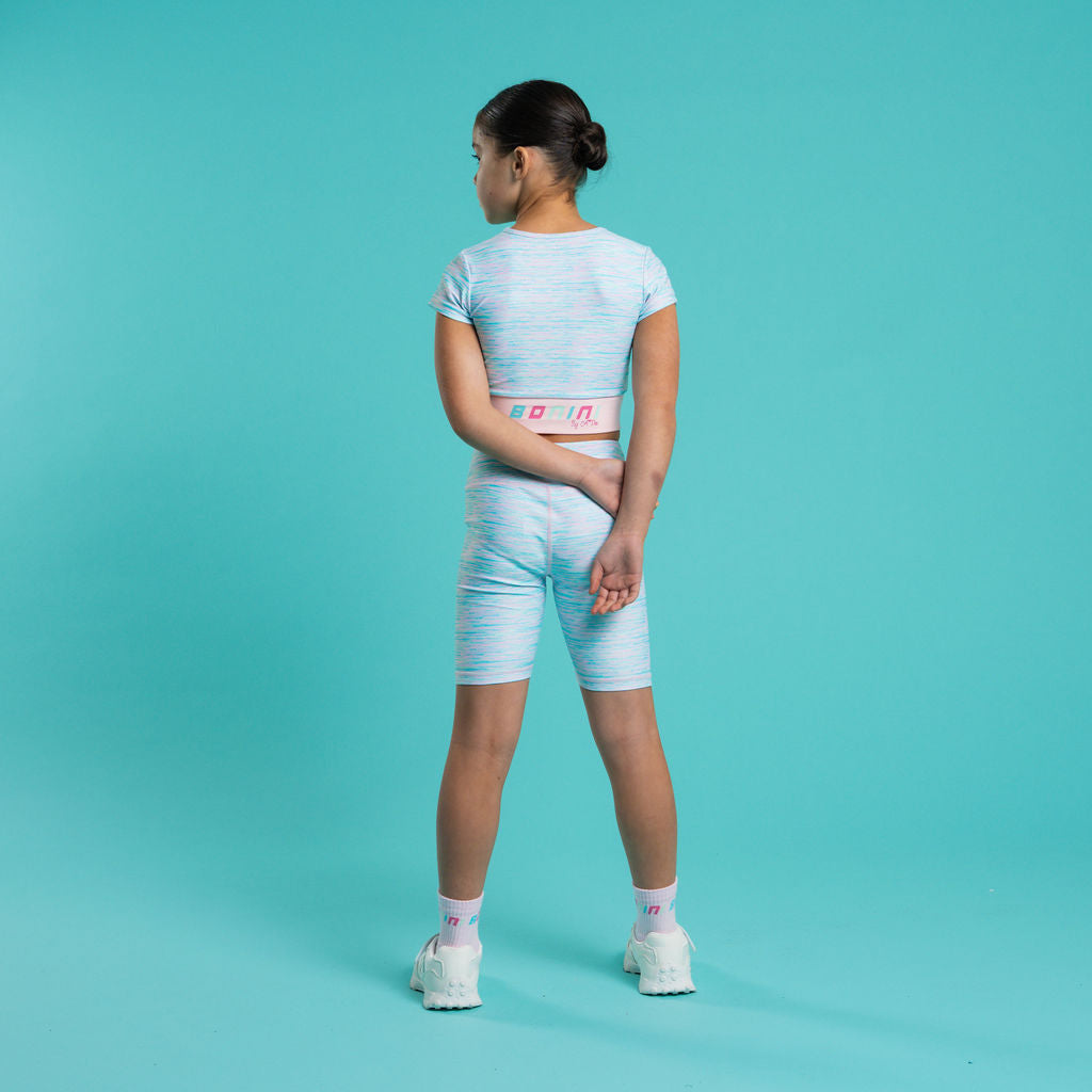 PREORDER SS26 Bonini ENERGY Multicoloured Logo Crop Top