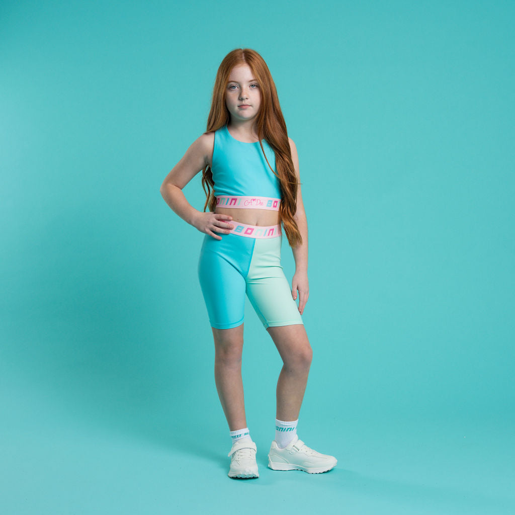 PREORDER SS26 Bonini SPIN Blue Colour Block Cycling Shorts