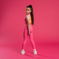 SS26 Bonini INSPIRE Pink Tape Logo Leggings