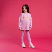 SS26 Bonini GROOVE Purple Logo Tape Sweatshirt