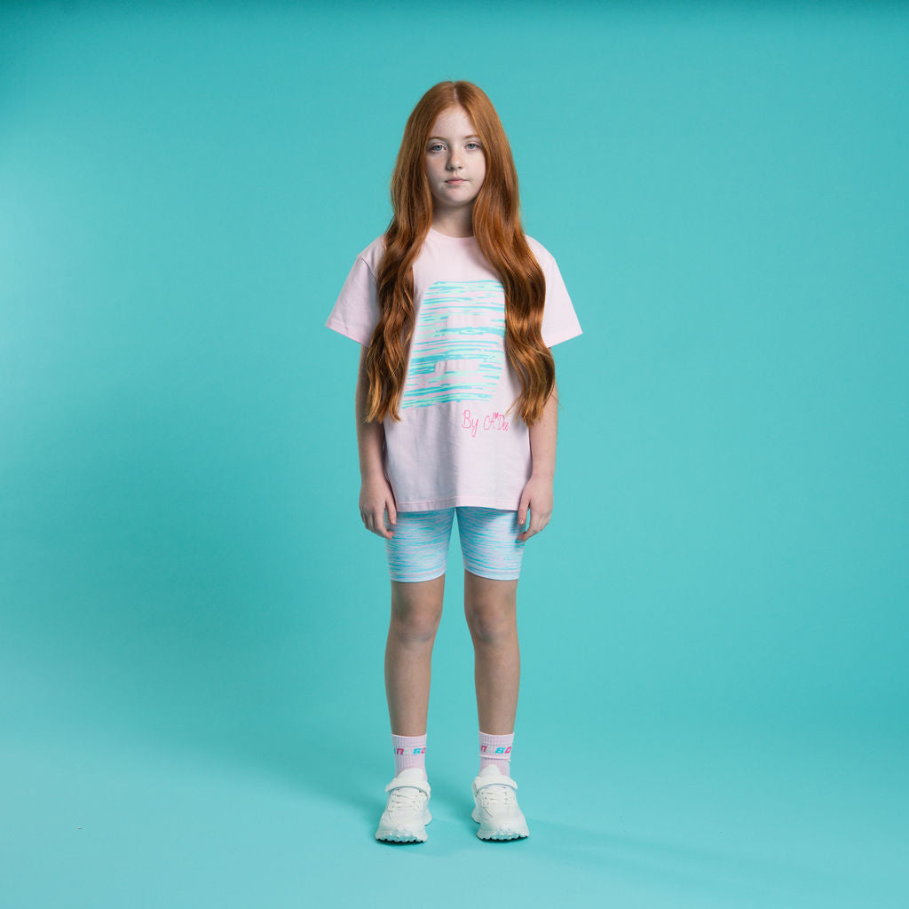 PREORDER SS26 Bonini DYNAMIC Pink Oversized Logo T-Shirt