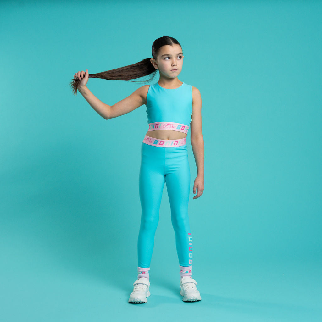 PREORDER SS26 Bonini INSPIRE Blue Tape Logo Leggings