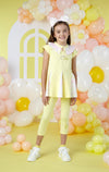 ADee LOTTIE Lemon Cake Chevron Insert Legging Set