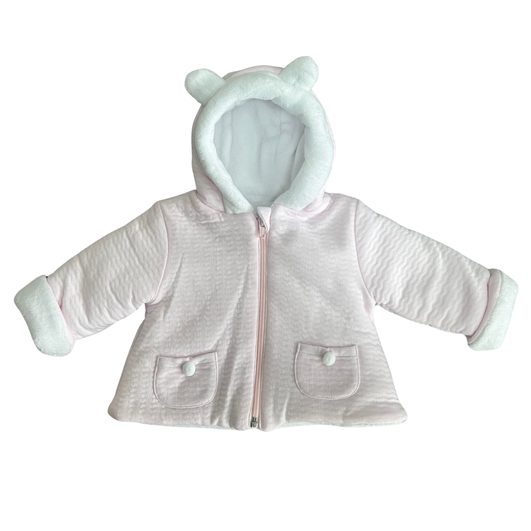 Deolinda Pink Pom Pom Hooded Jacket