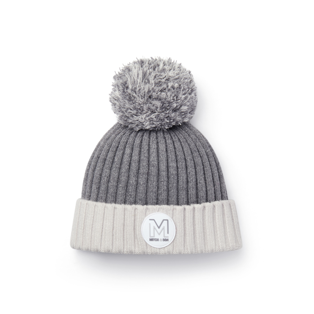 Mitch & Son Boys TED Grey Pom Pom Hat