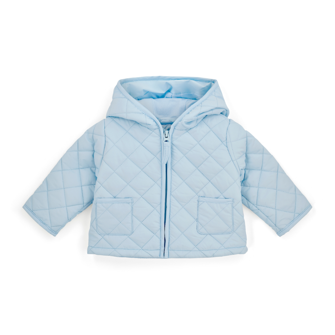 Mitch & Son Boys ZAIN Blue Quilted Coat