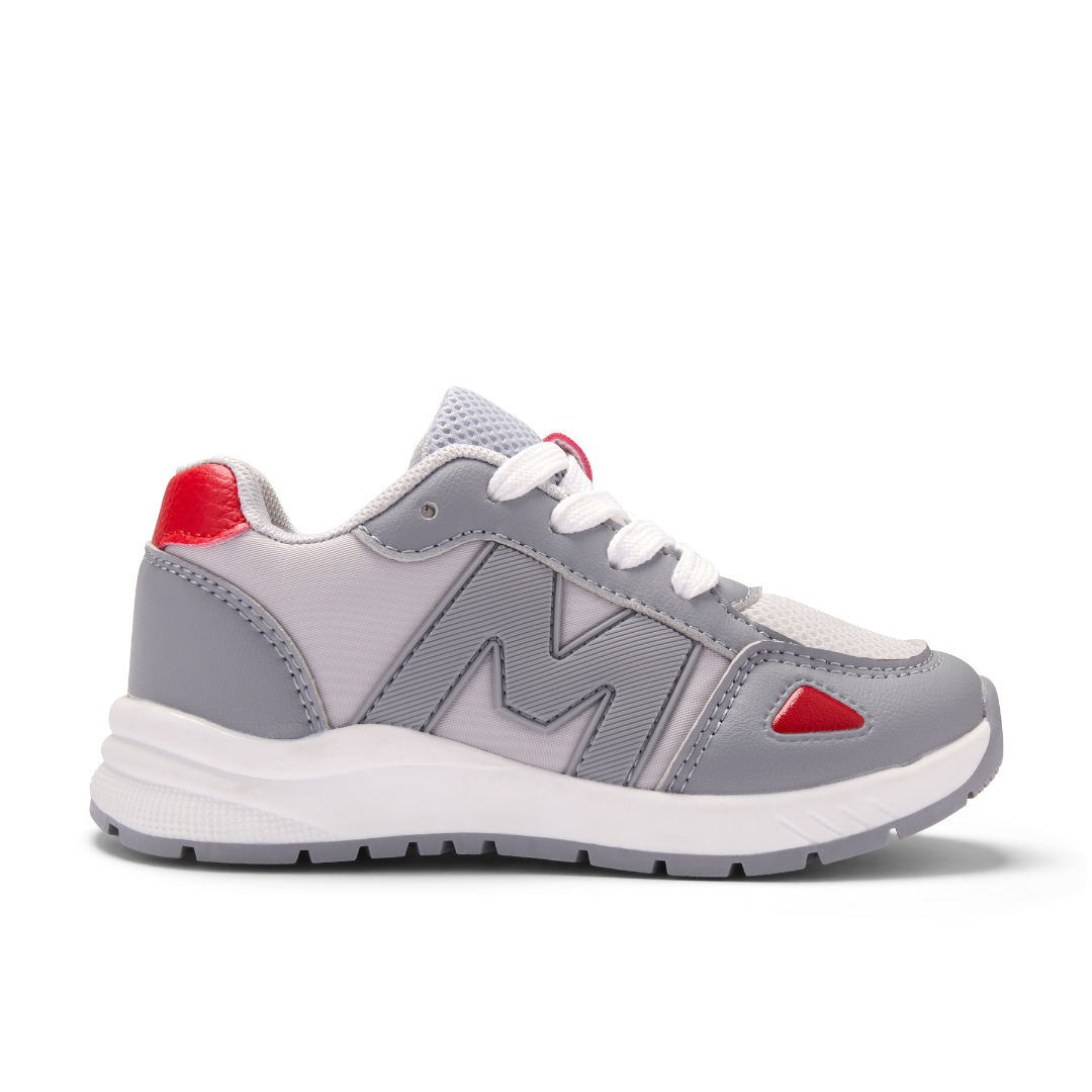 Mitch & Son Boys SPRINT Grey Trainers