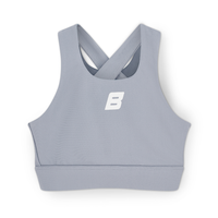 Bonini ASPIRE Grey Crop Sport Top