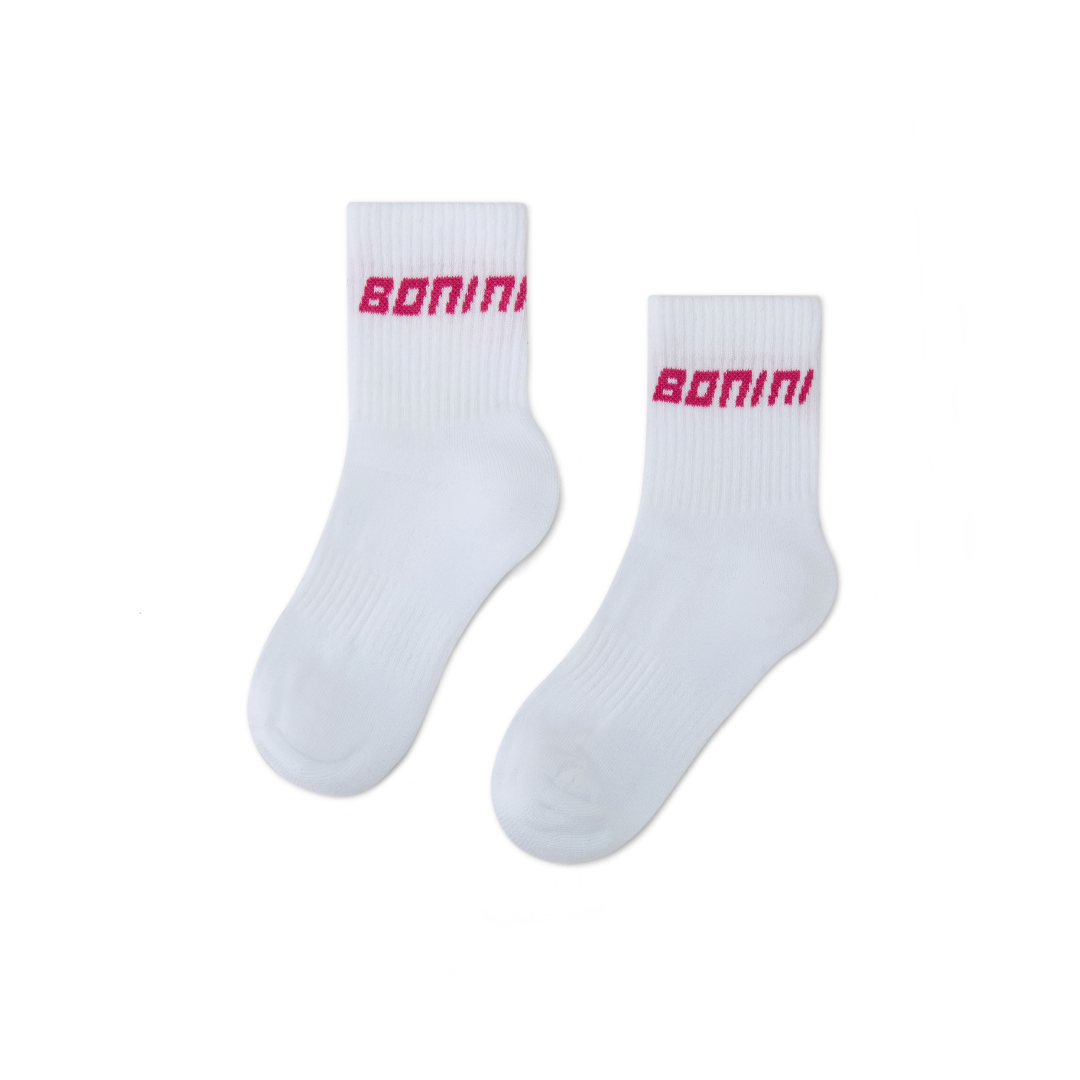 Bonini ASPIRE White & Pink Sports Socks