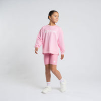 PREORDER SS26 Bonini ASPIRE Pink & White Logo Sweatshirt