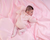 AW25 Little A JAYDEN Pink Bow Frill Romper