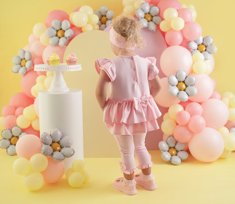 Little A JACKIE Pink Fairy Frill Legging Set