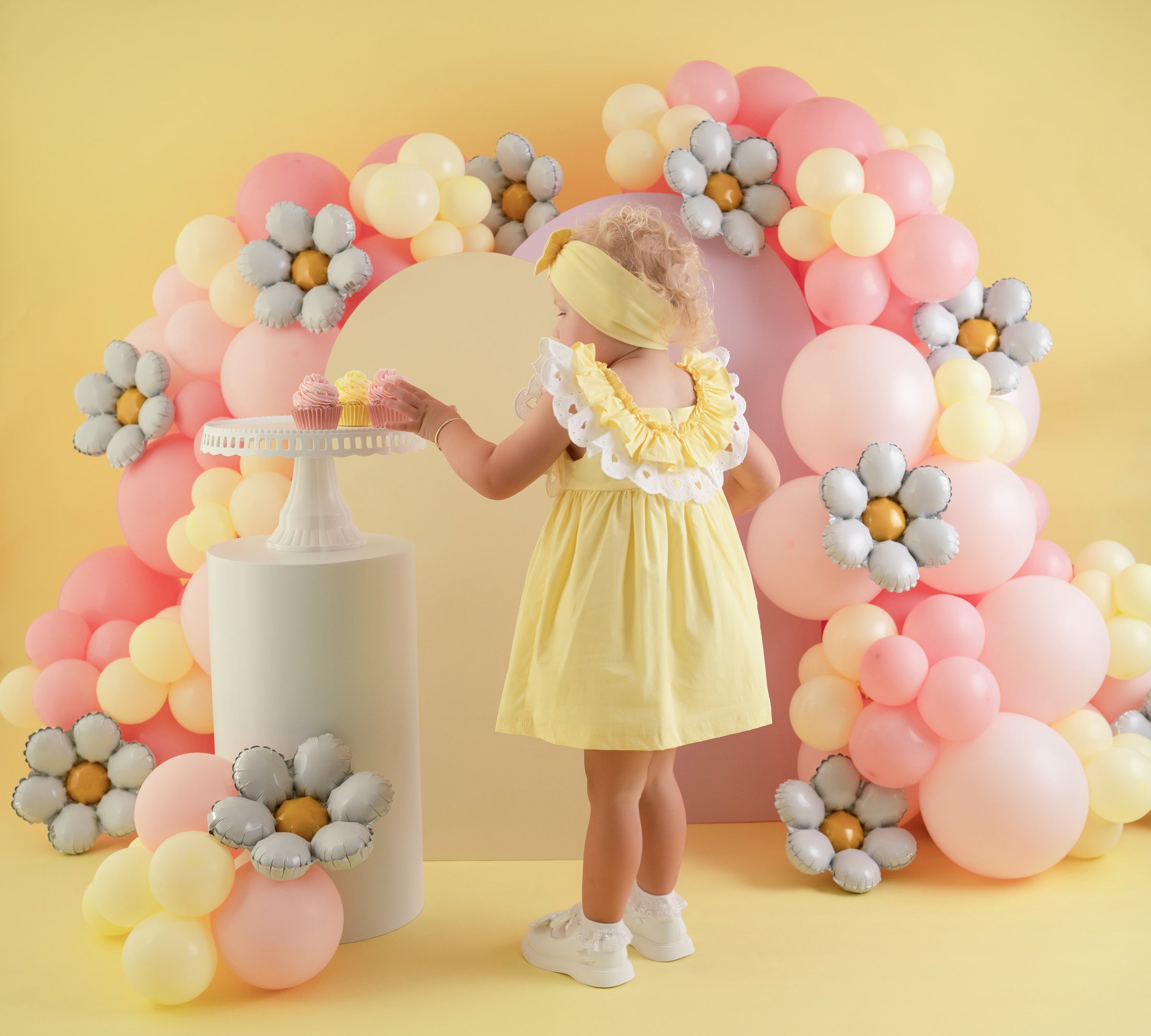 Little A JOSEPHINE Lemon Cake Frill Dress & Knickers Set