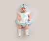 Little A KIRSTY Bright White Striped Fish Romper